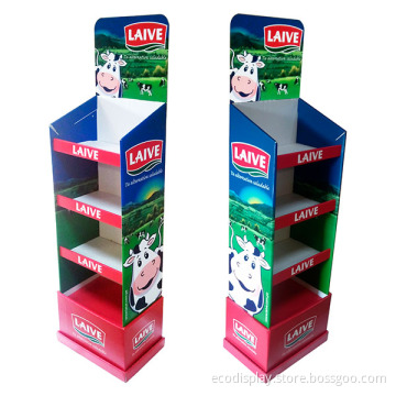 Cardboard display stands for food